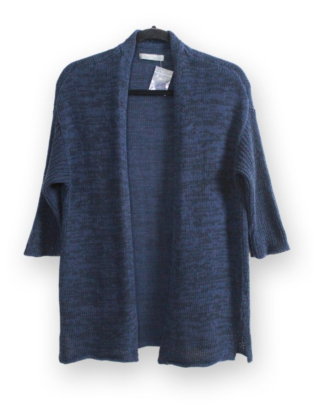 Denver Hayes Cotton Blend Open Front Cardigan Size M